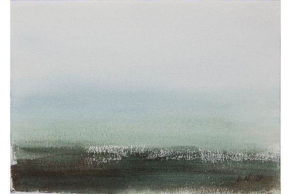 Wish you were Here XII, watercolour on Saint Armand, 7x5 in.